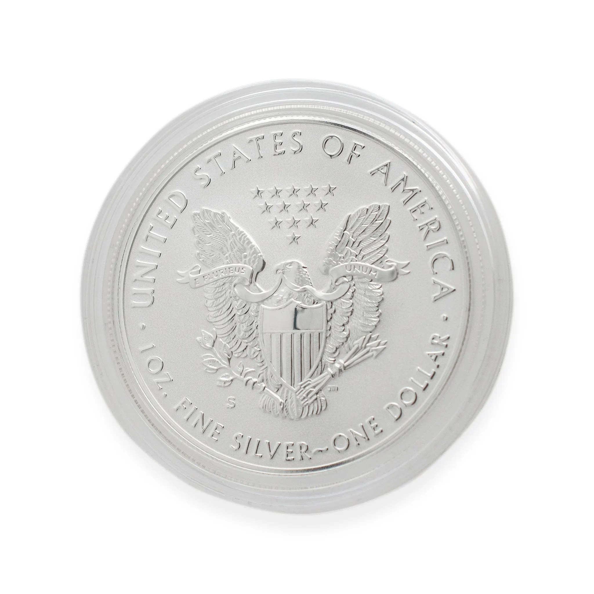 2019 -S - San Francisco American Eagle 1OZ Fine Silver One Dollar Liberty Enhanced Reverse Proof Coin