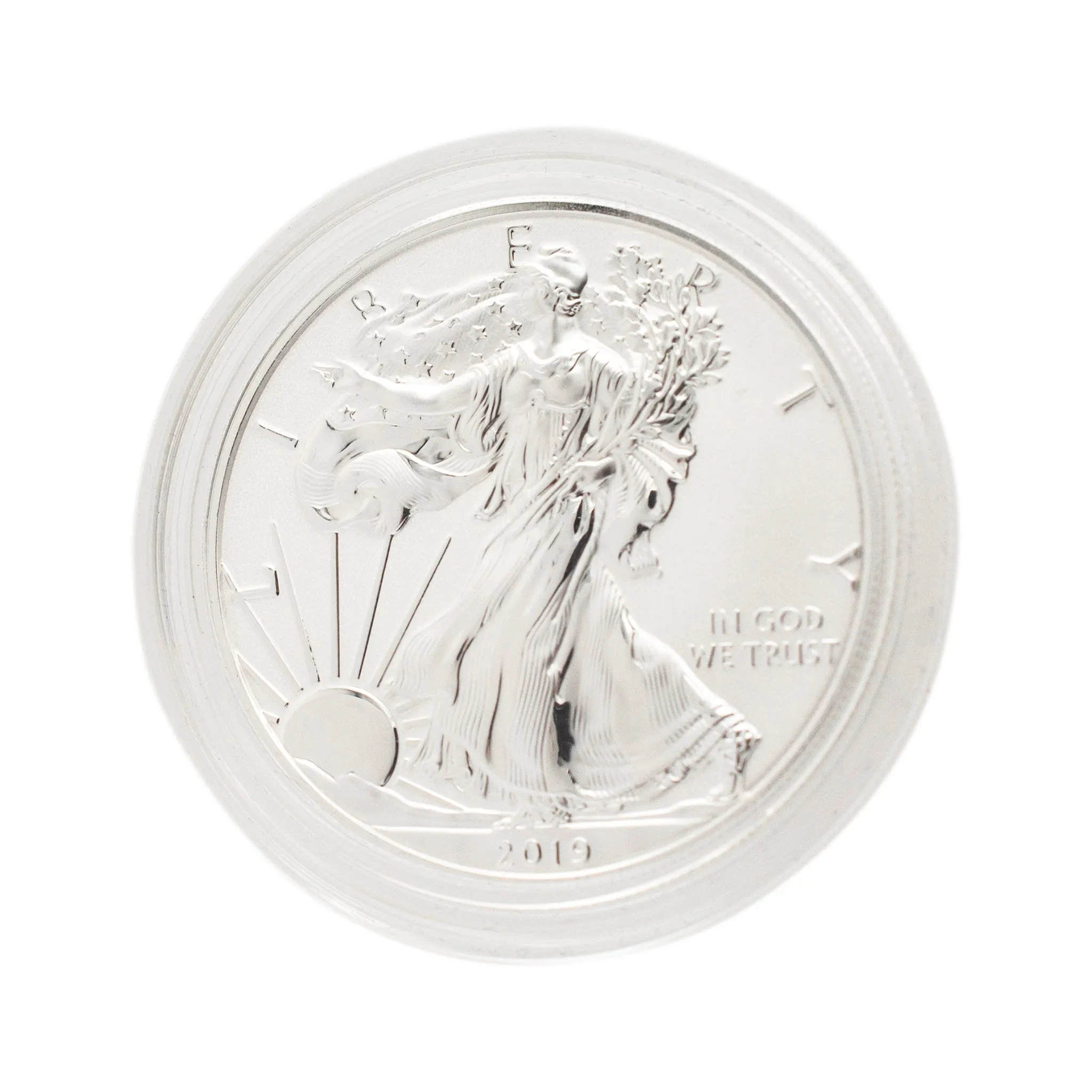 2019 -S - San Francisco American Eagle 1OZ Fine Silver One Dollar Liberty Enhanced Reverse Proof Coin