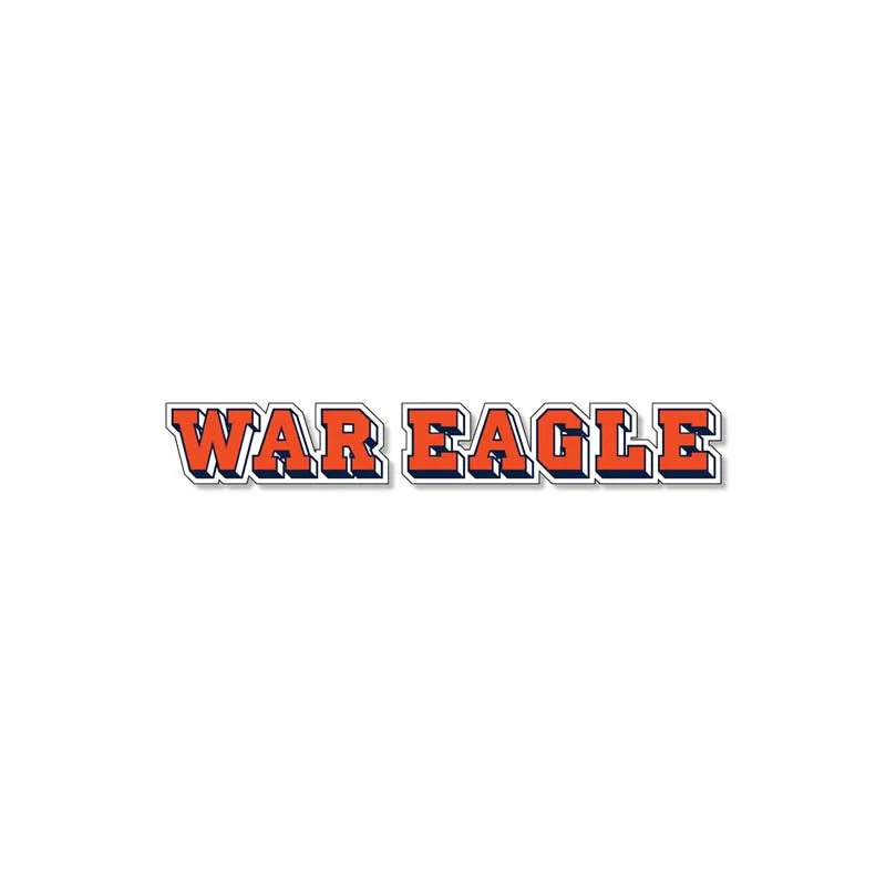 3 Inch Block War Eagle Decal