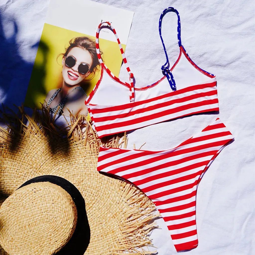 All-American Beauty Flag Bikini