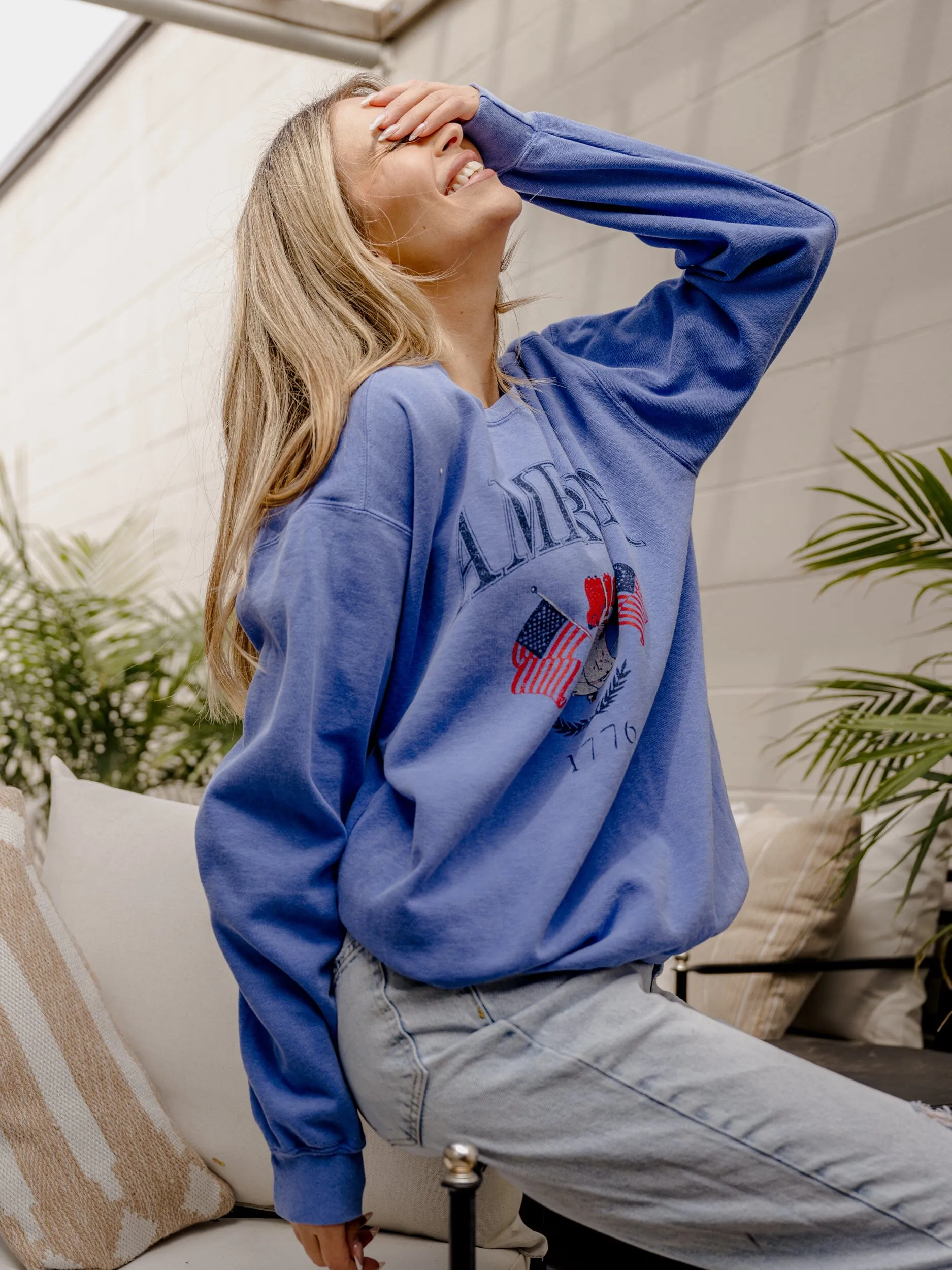 American Bell Flo Blu Sweatshirt