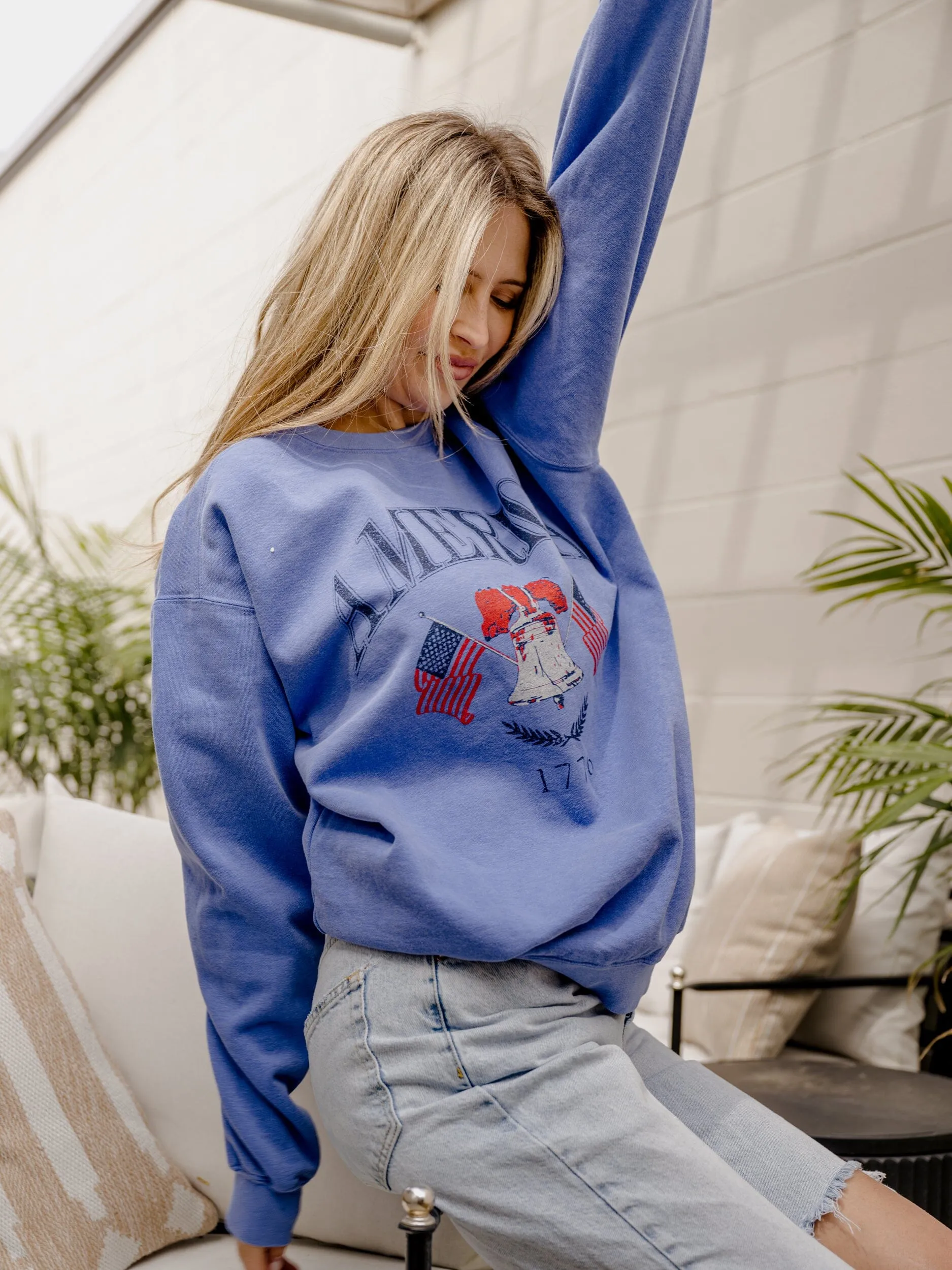 American Bell Flo Blu Sweatshirt