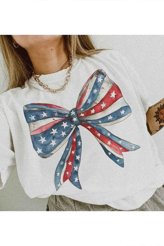 American Bow Coquette Graphic Tee