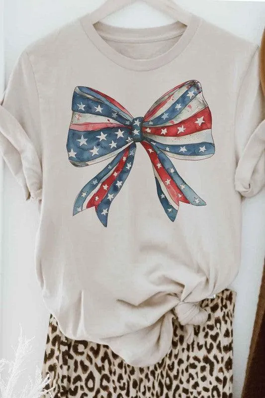 American Bow Coquette Graphic Tee