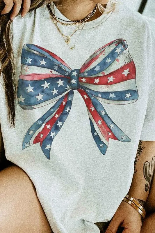 American Bow Coquette Graphic Tee