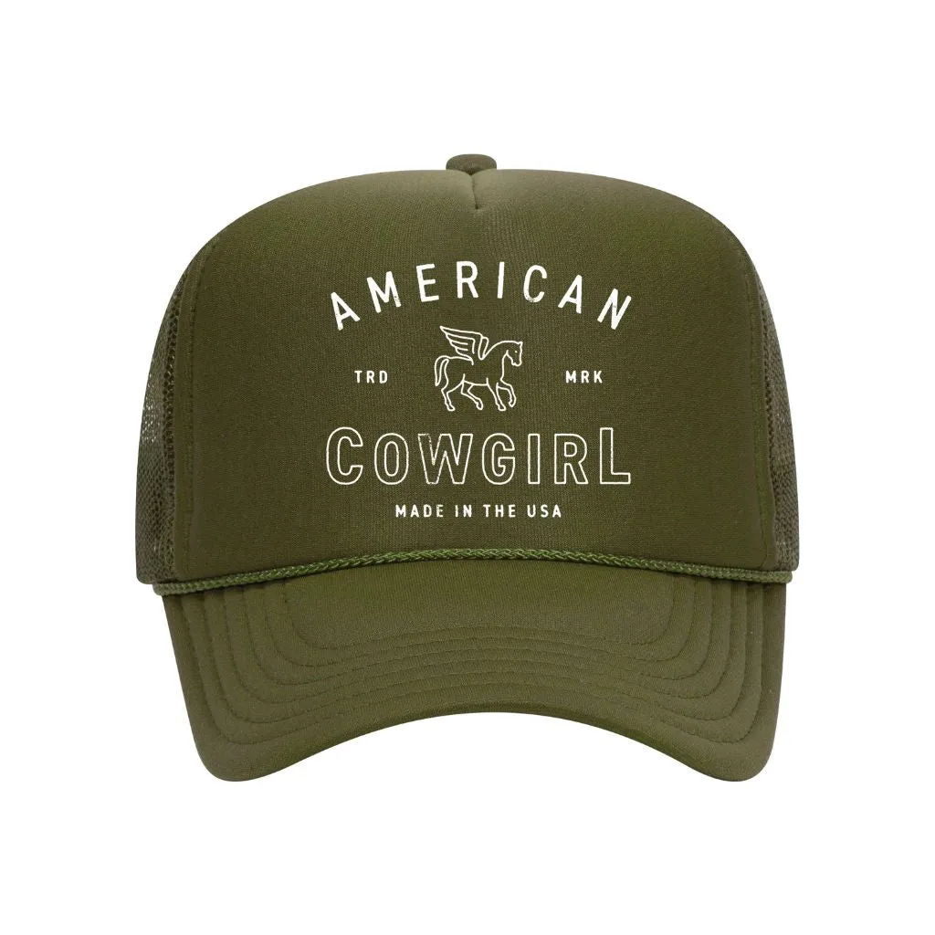 American Cowgirl Foam Trucker Hat