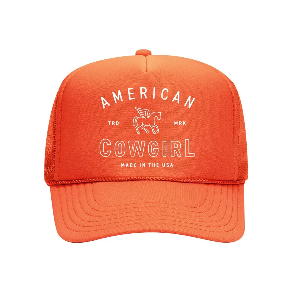 American Cowgirl Foam Trucker Hat