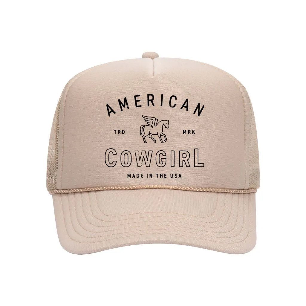 American Cowgirl Foam Trucker Hat