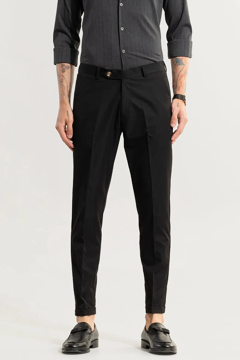 American Fold Black Chino