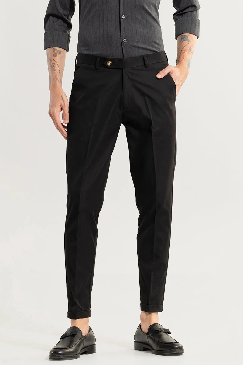 American Fold Black Chino