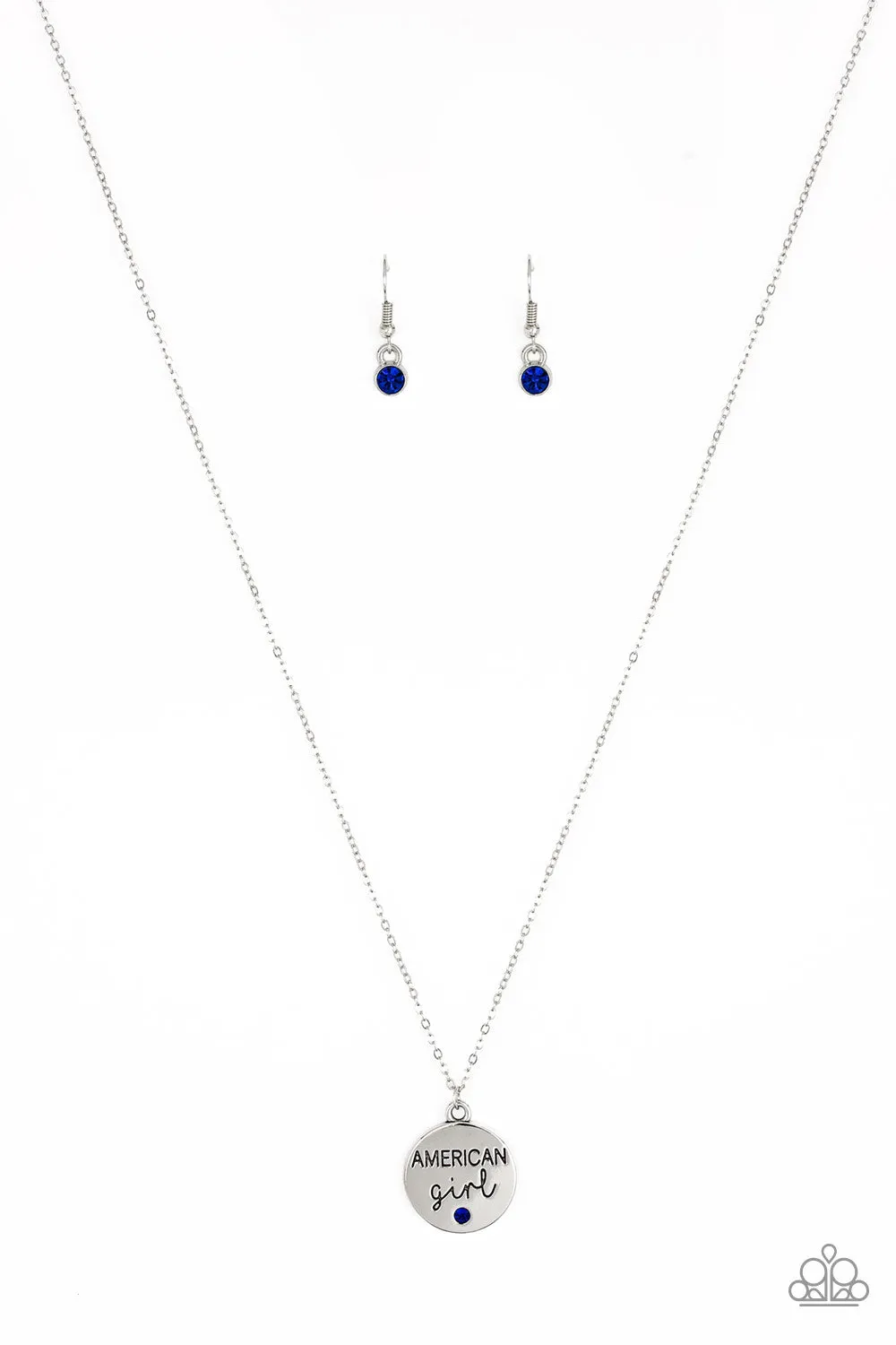 American Girl Blue Necklace Set