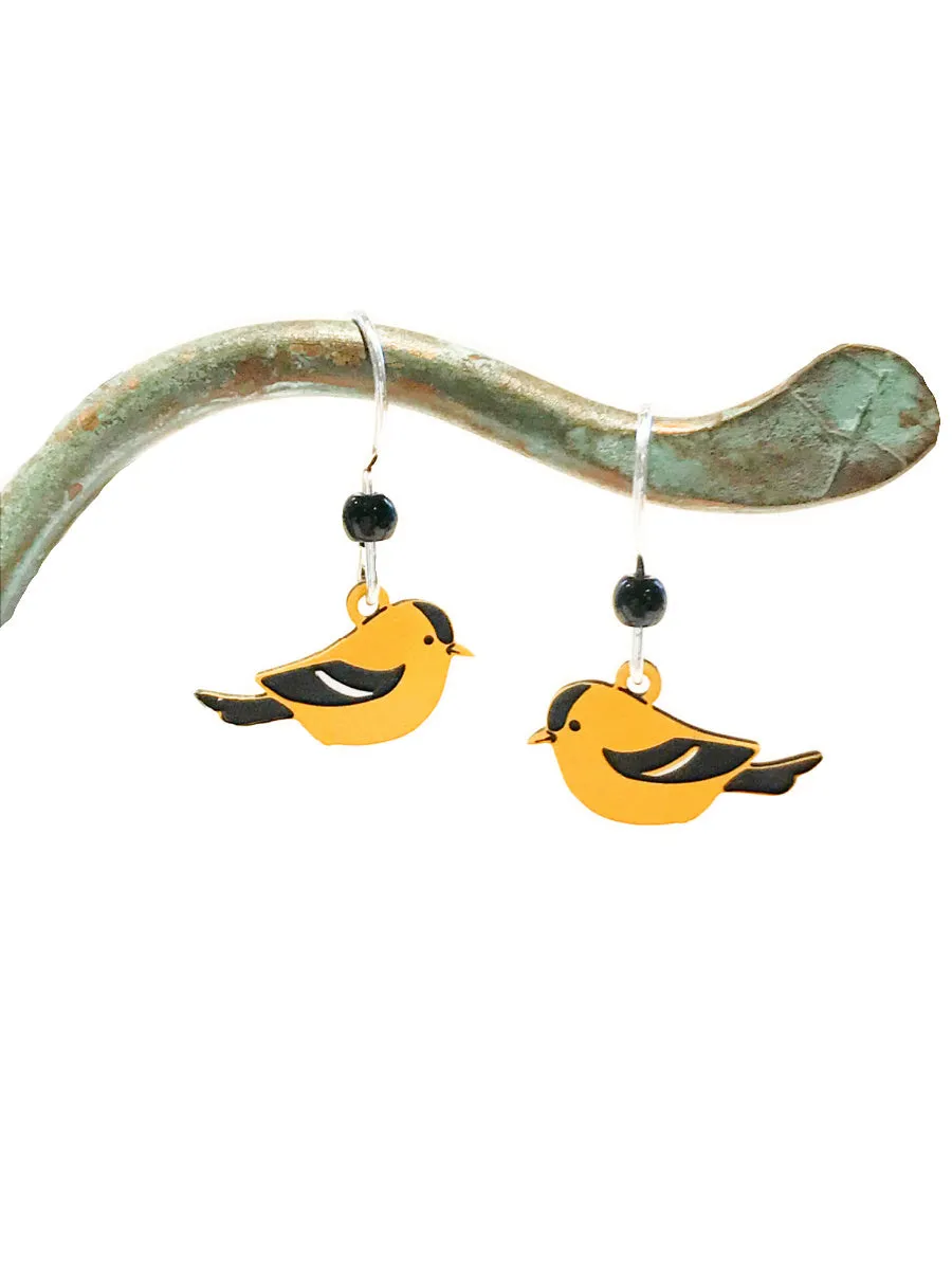 American Goldfinch Dangles by Sienna Sky