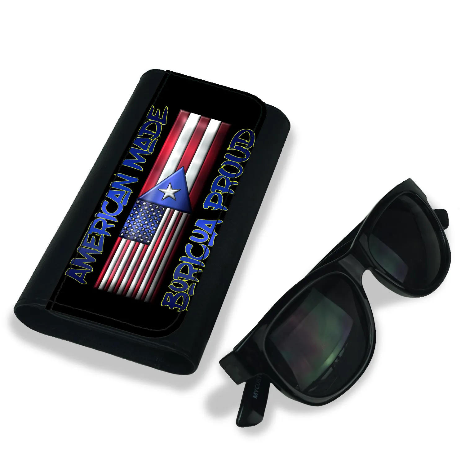 American Made Boricua Proud Glasses Case