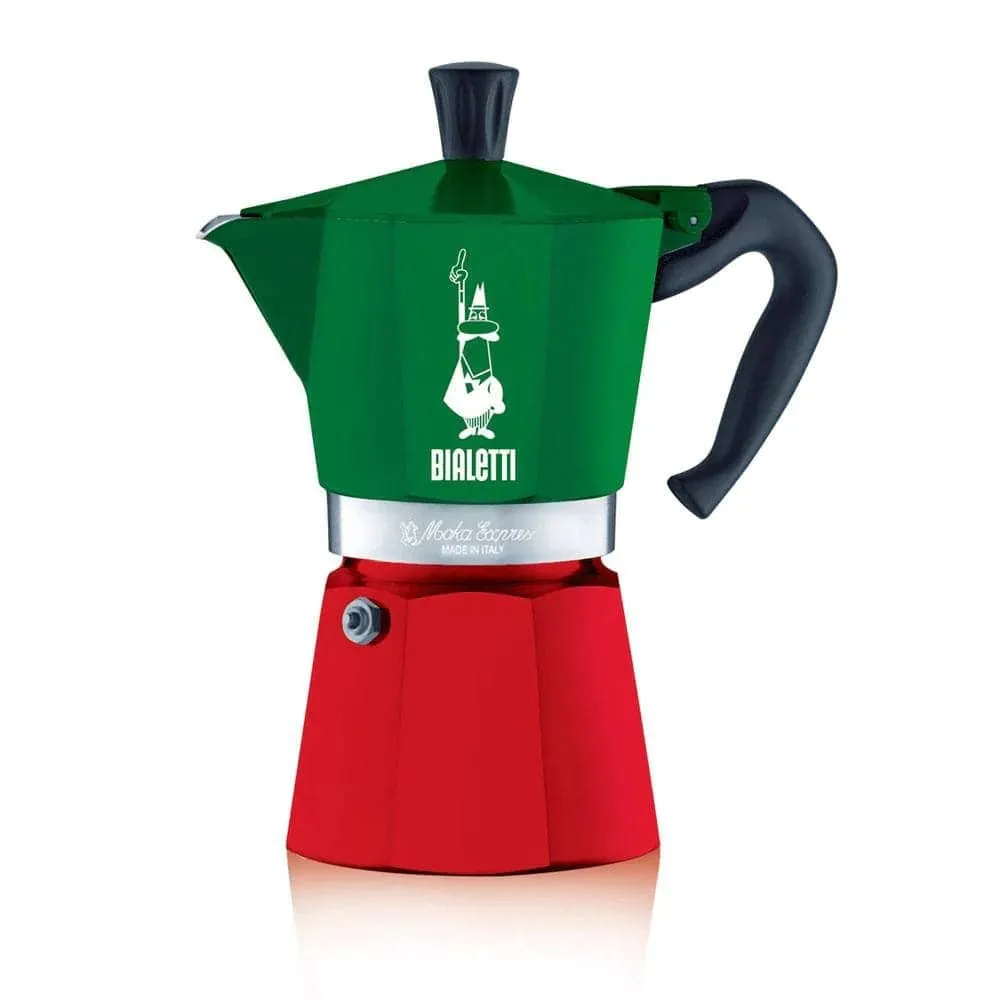 Bialetti Moka Express Italia Stovetop Espresso Maker - 6 Cup