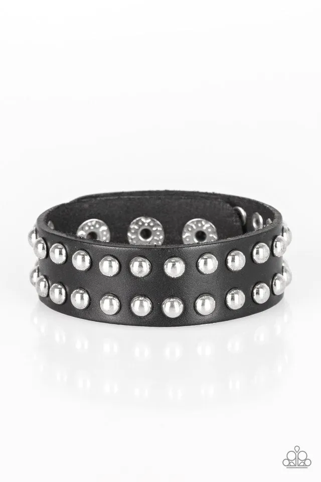 Biker Bold Black-Urban Bracelet