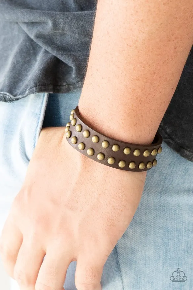 Biker Bold Brown Urban Bracelet