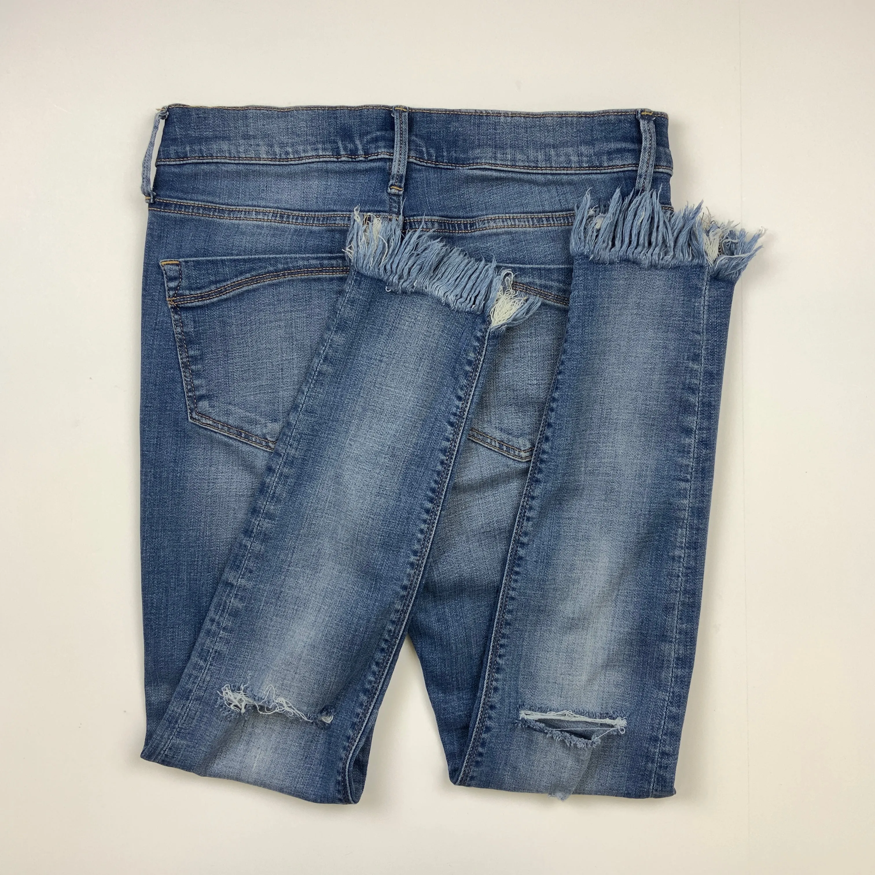 Blue Denim Jeans Skinny Express, Size 4