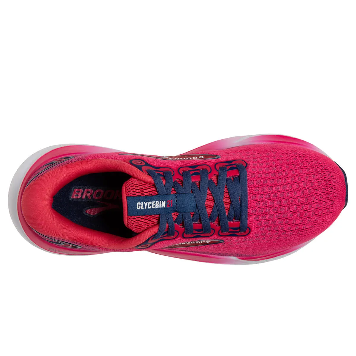 Brooks Glycerin 21 Womens | Raspberry/estate Blue