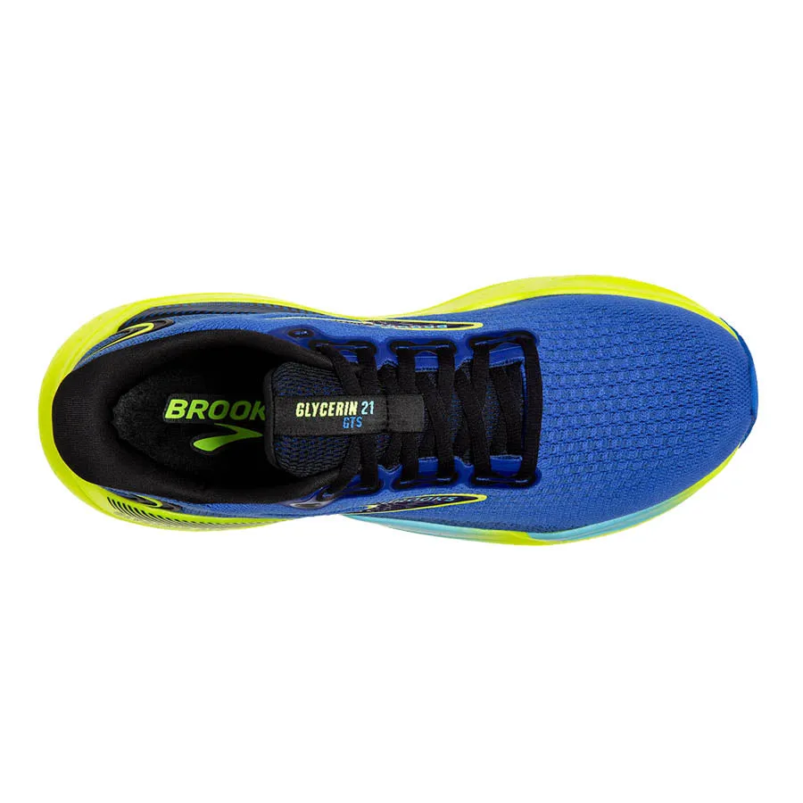 Brooks Glycerin GTS 21 Azul Fluorescente