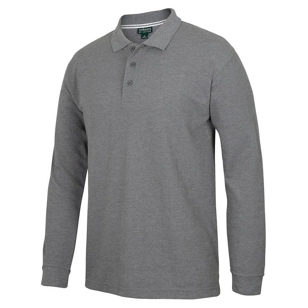 C of C Long Sleeve Pique Polo