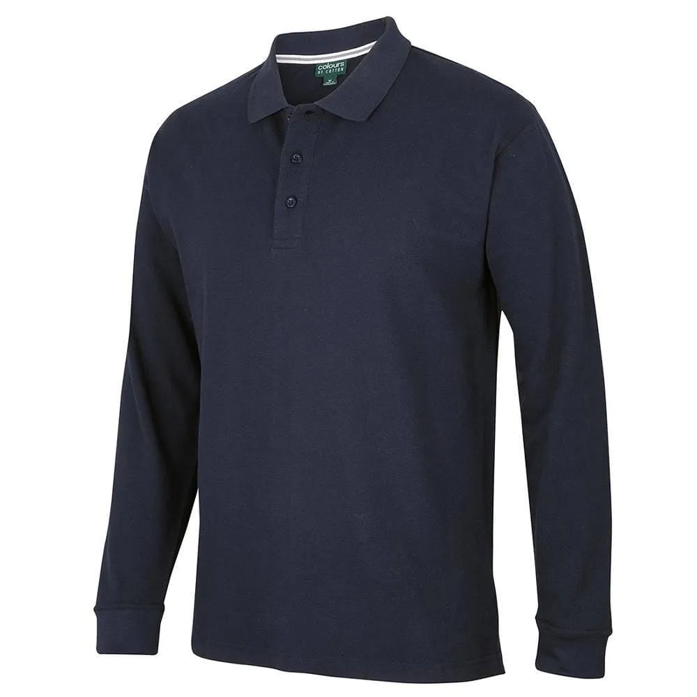 C of C Long Sleeve Pique Polo