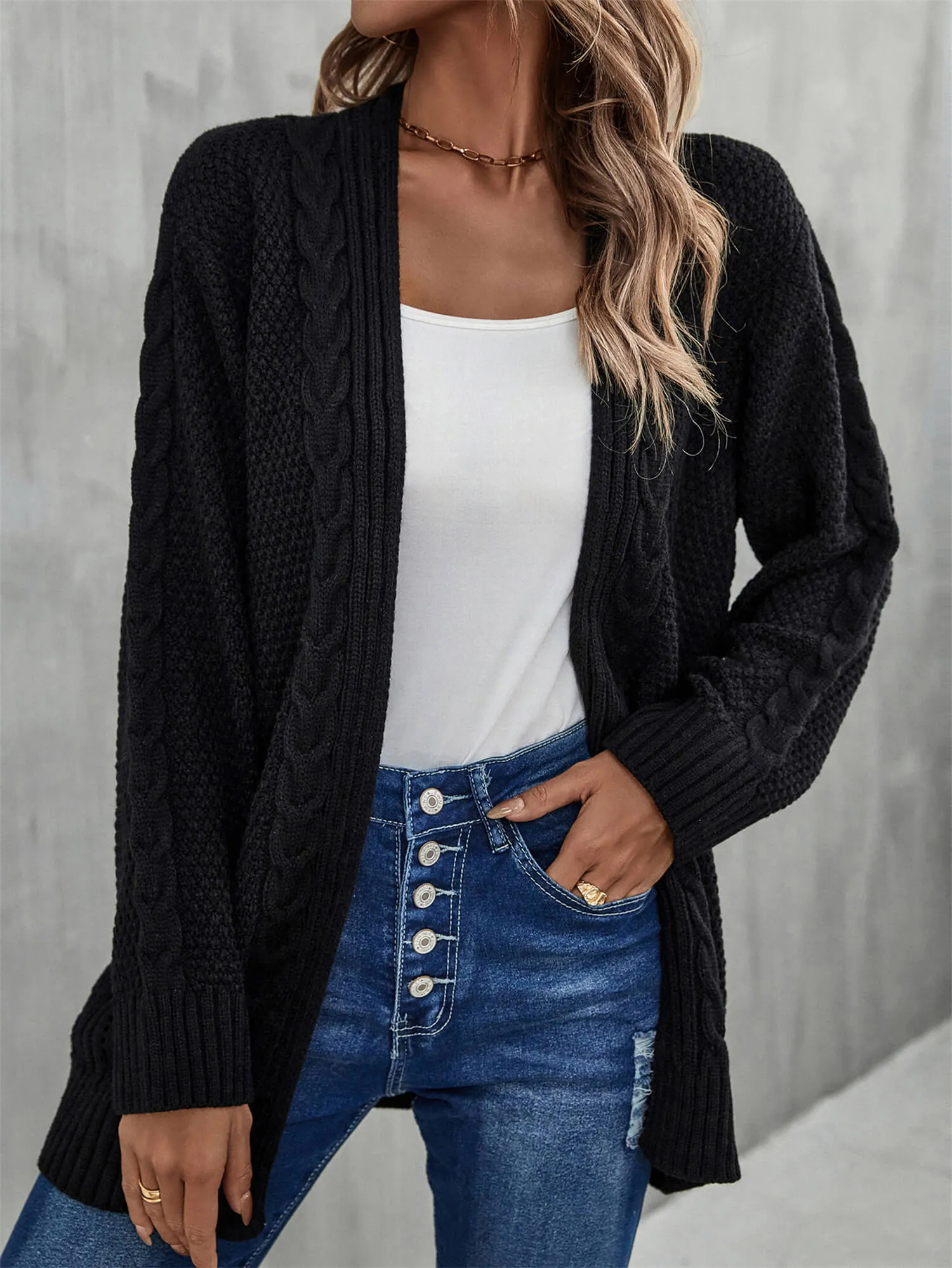 Calling on Cable Cardigan