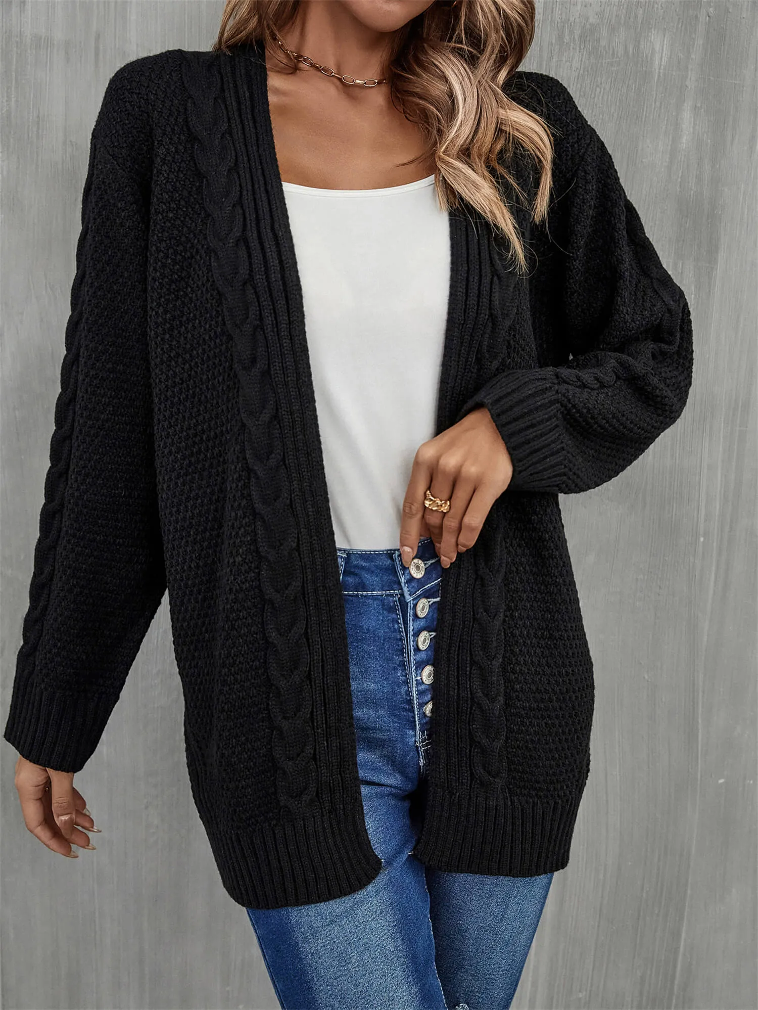 Calling on Cable Cardigan