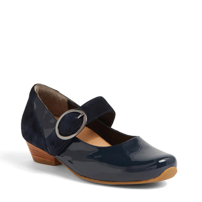 CANDY XW - NAVY-NAVY PATENT SUEDE