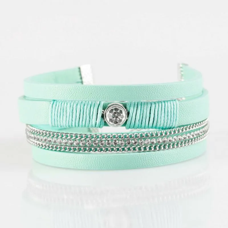 Catwalk Craze Mint Green Urban Bracelet