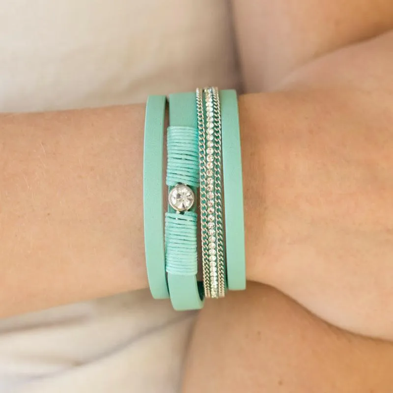 Catwalk Craze Mint Green Urban Bracelet