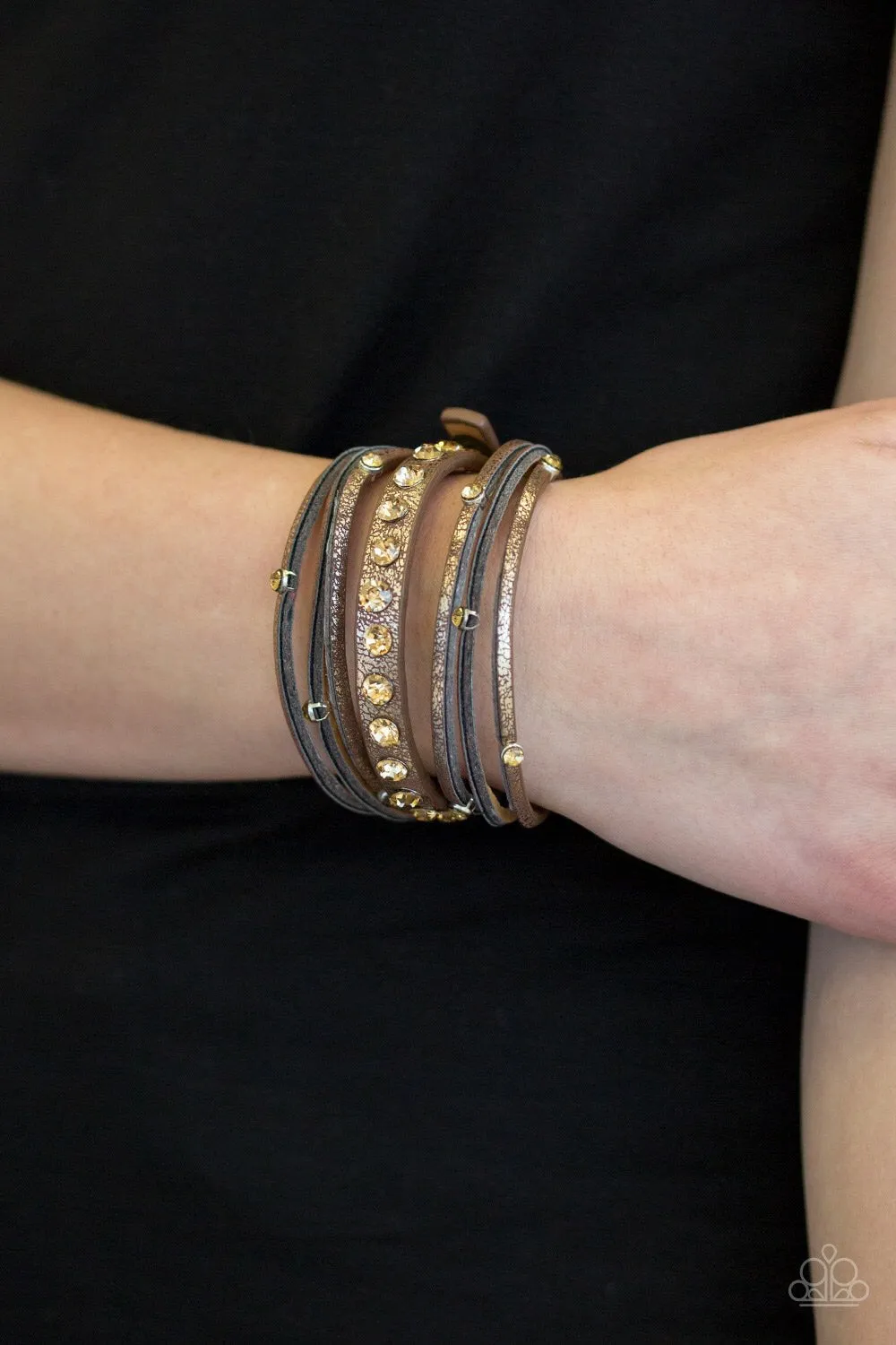 CATWALK It Off Brown-Urban Bracelet