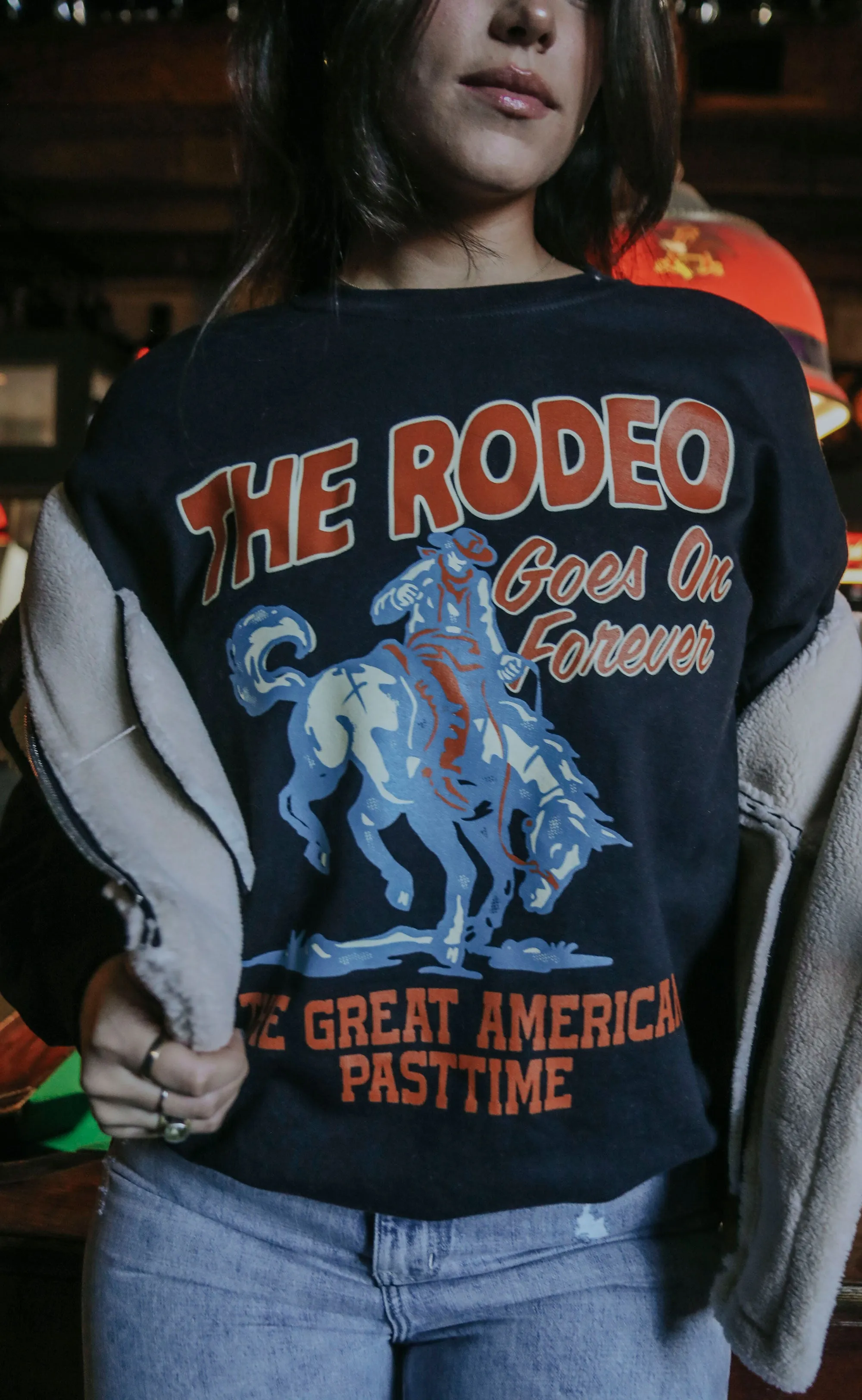 charlie southern: rodeo forever sweatshirt