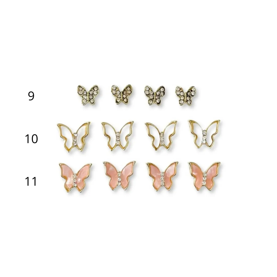 Clip-On Earrings - Butterflies