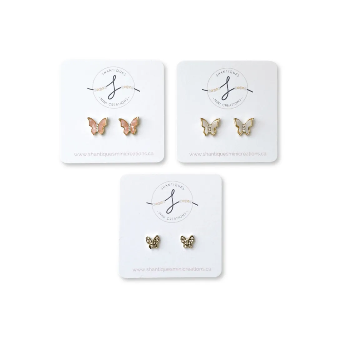 Clip-On Earrings - Butterflies