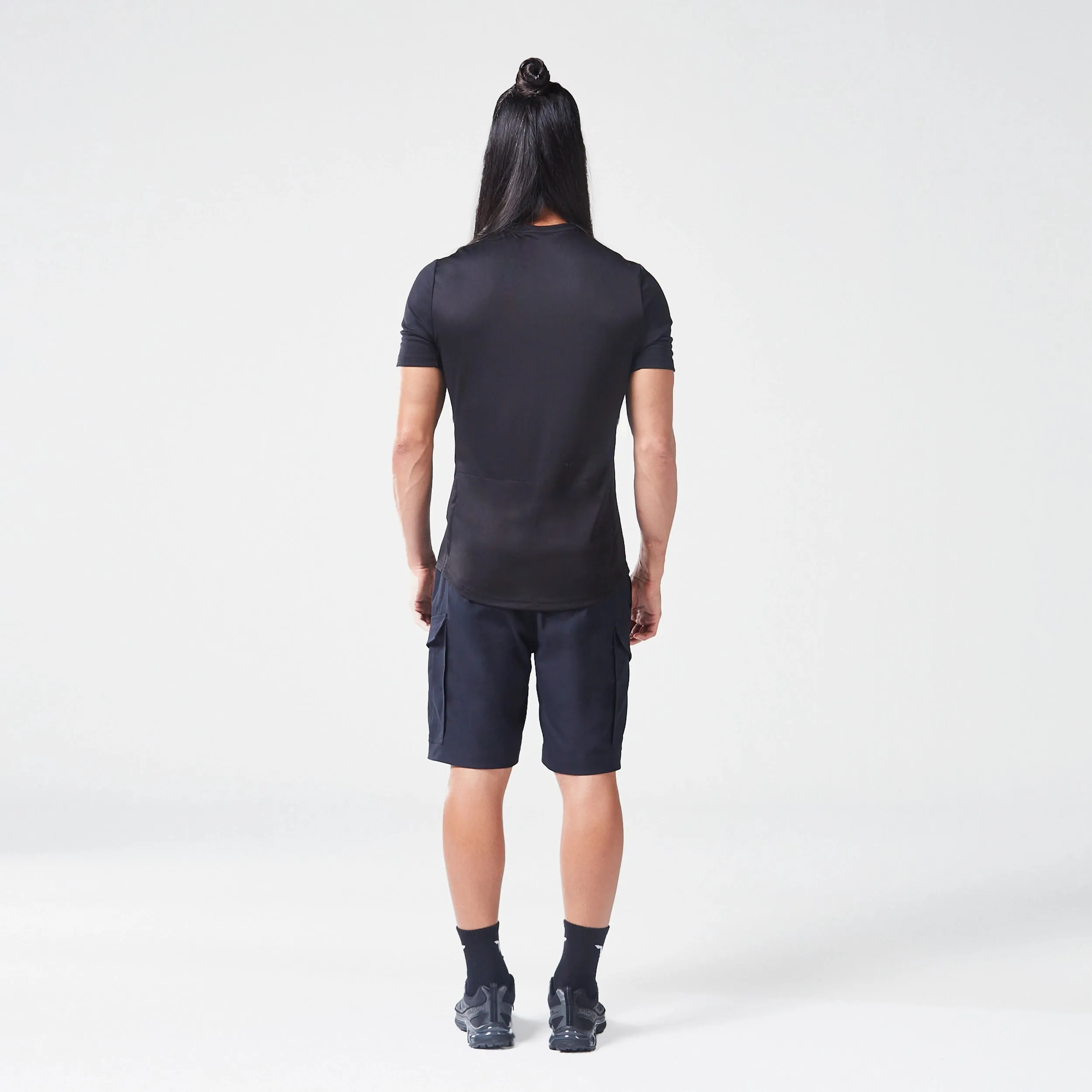 Code Zipped Urban Tee - Black