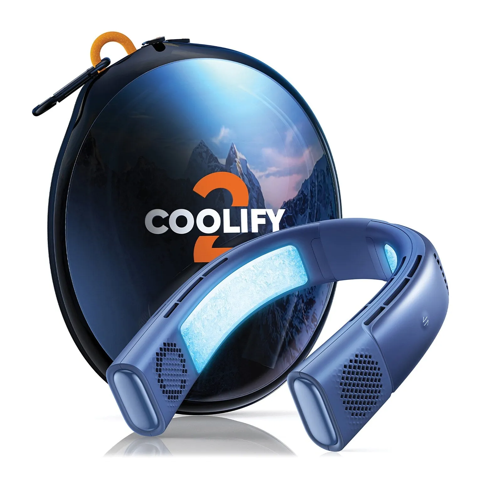 COOLIFY 2 Personal Bladeless 4,000 mAh Rechargeable A/C & Heater, 5-Speed