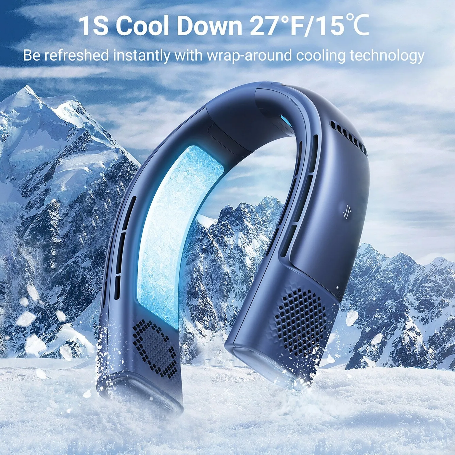 COOLIFY 2 Personal Bladeless 4,000 mAh Rechargeable A/C & Heater, 5-Speed