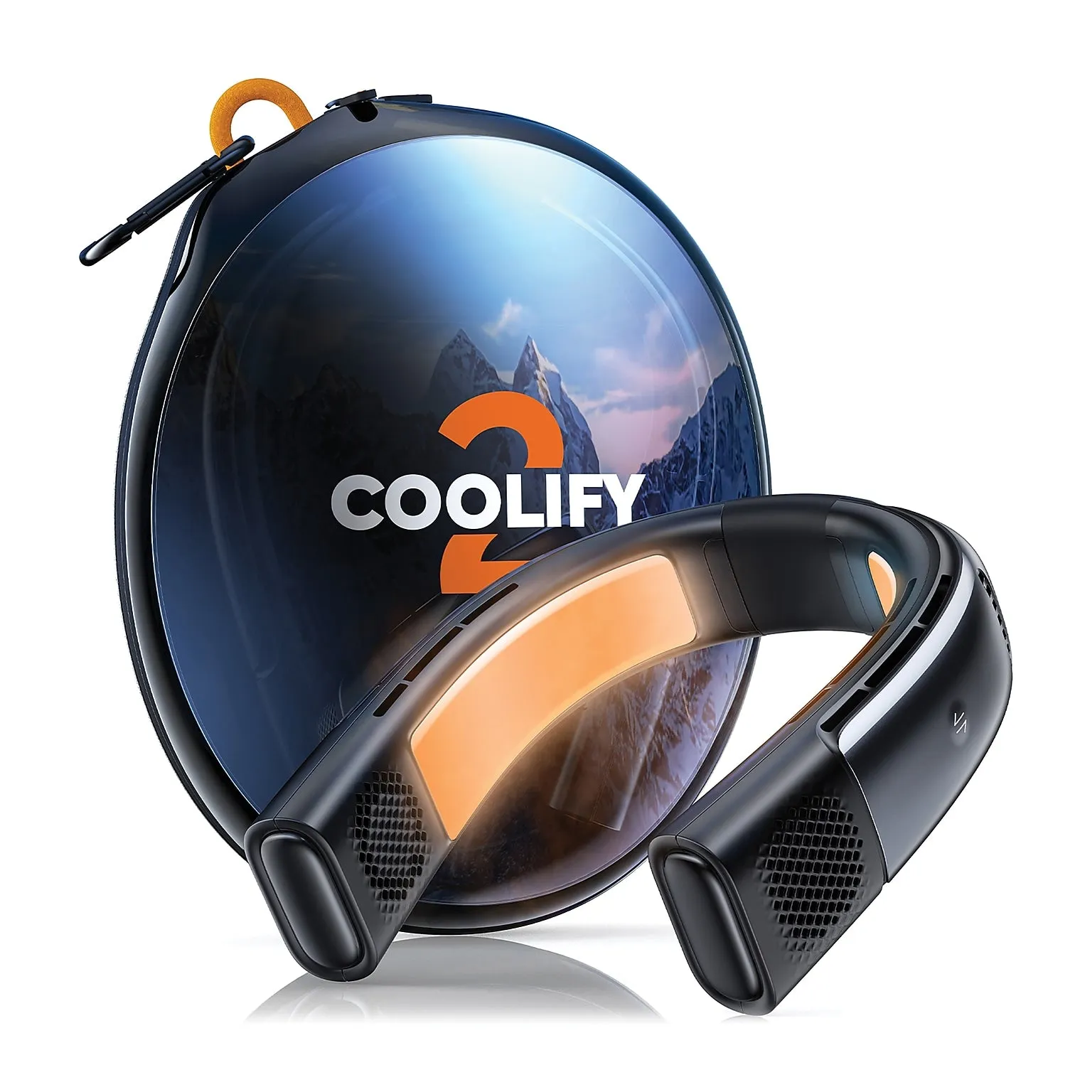 COOLIFY 2 Personal Bladeless 4,000 mAh Rechargeable A/C & Heater, 5-Speed