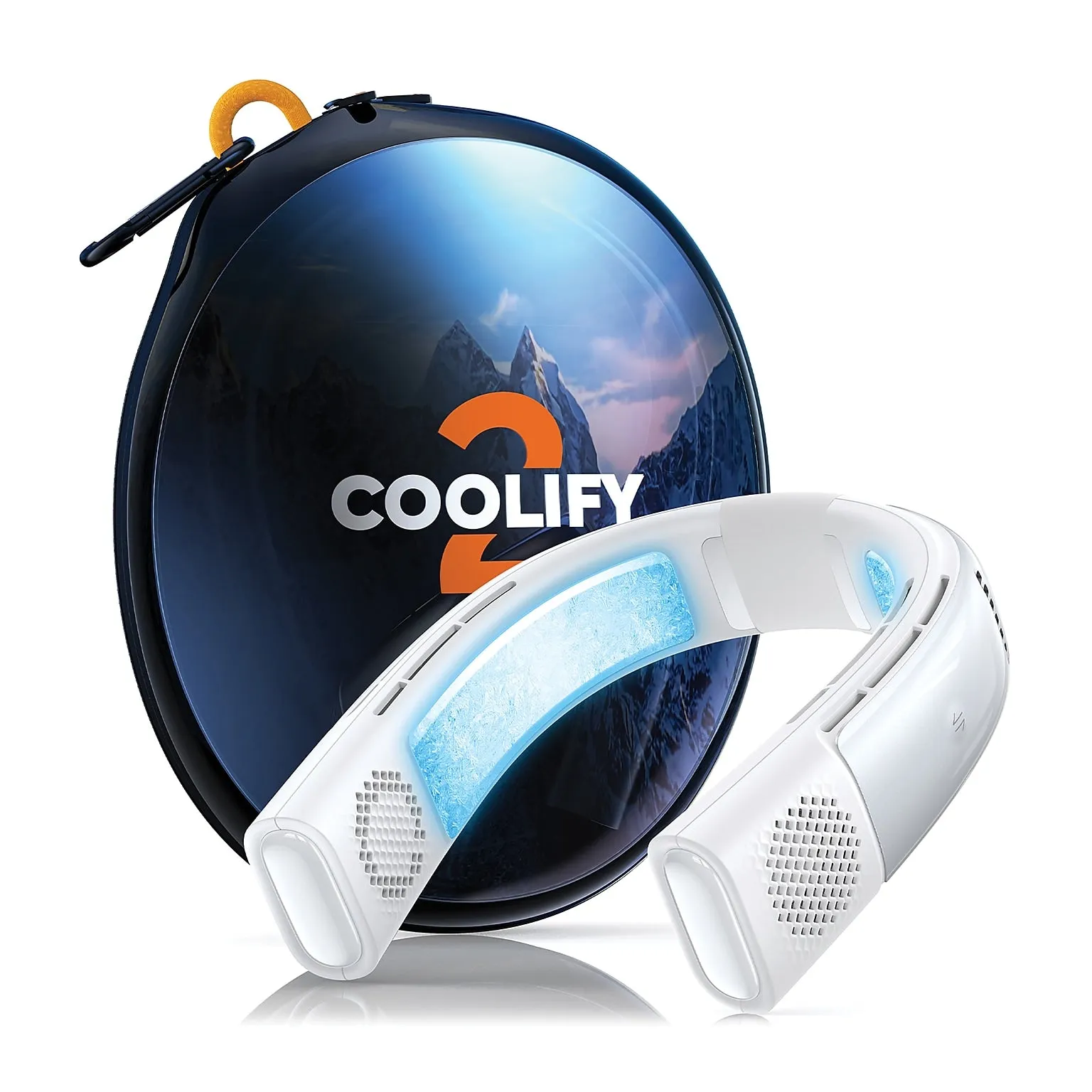 COOLIFY 2 Personal Bladeless 4,000 mAh Rechargeable A/C & Heater, 5-Speed