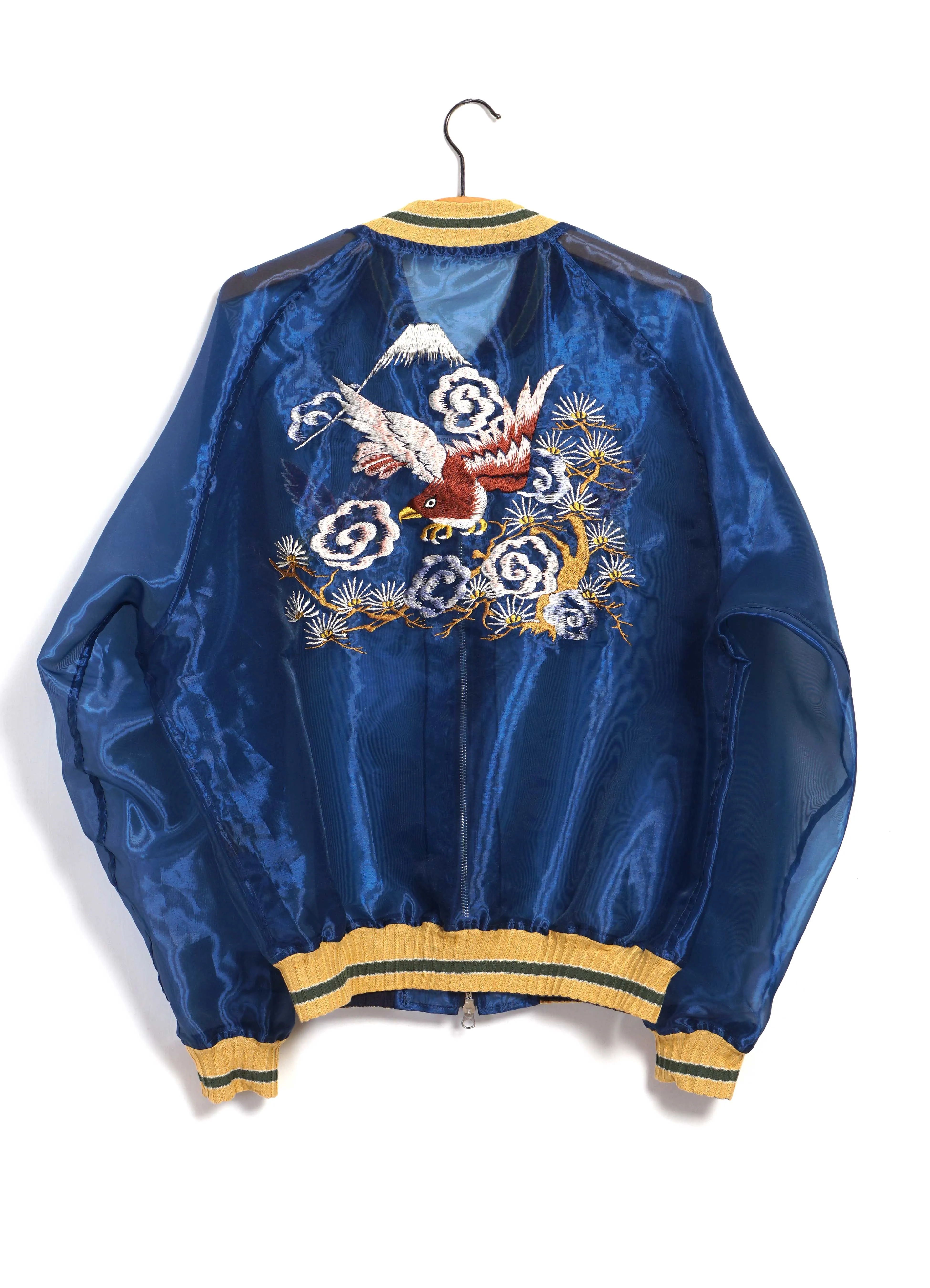 EAGLE | Sheer Pearl Souvenir Jacket | Dark Blue