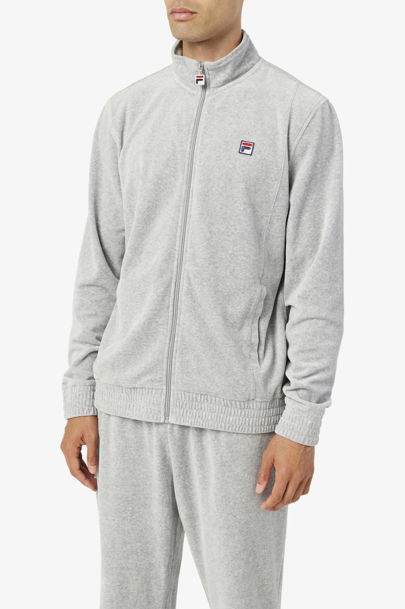 Fila LM13B750-073/LM13B751-073 Grey O-Fit Velour Tracksuit