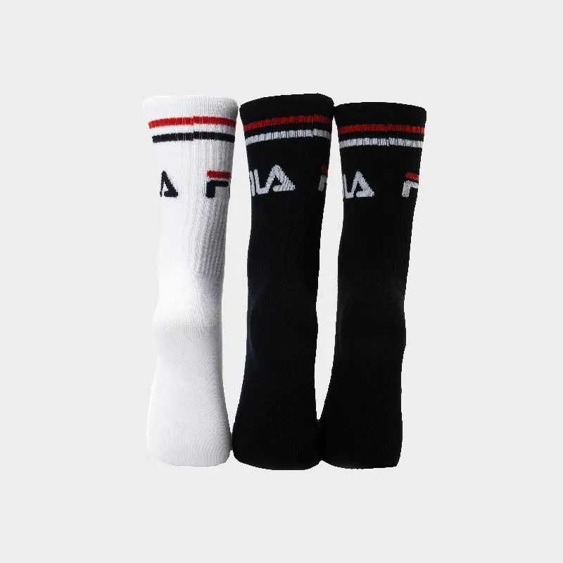 Fila Unisex 3pk Stallone Tube Sock Multi _ 172290 _ Multi