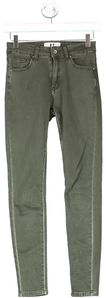 Forever Unique Green Skinny Jeans UK 8