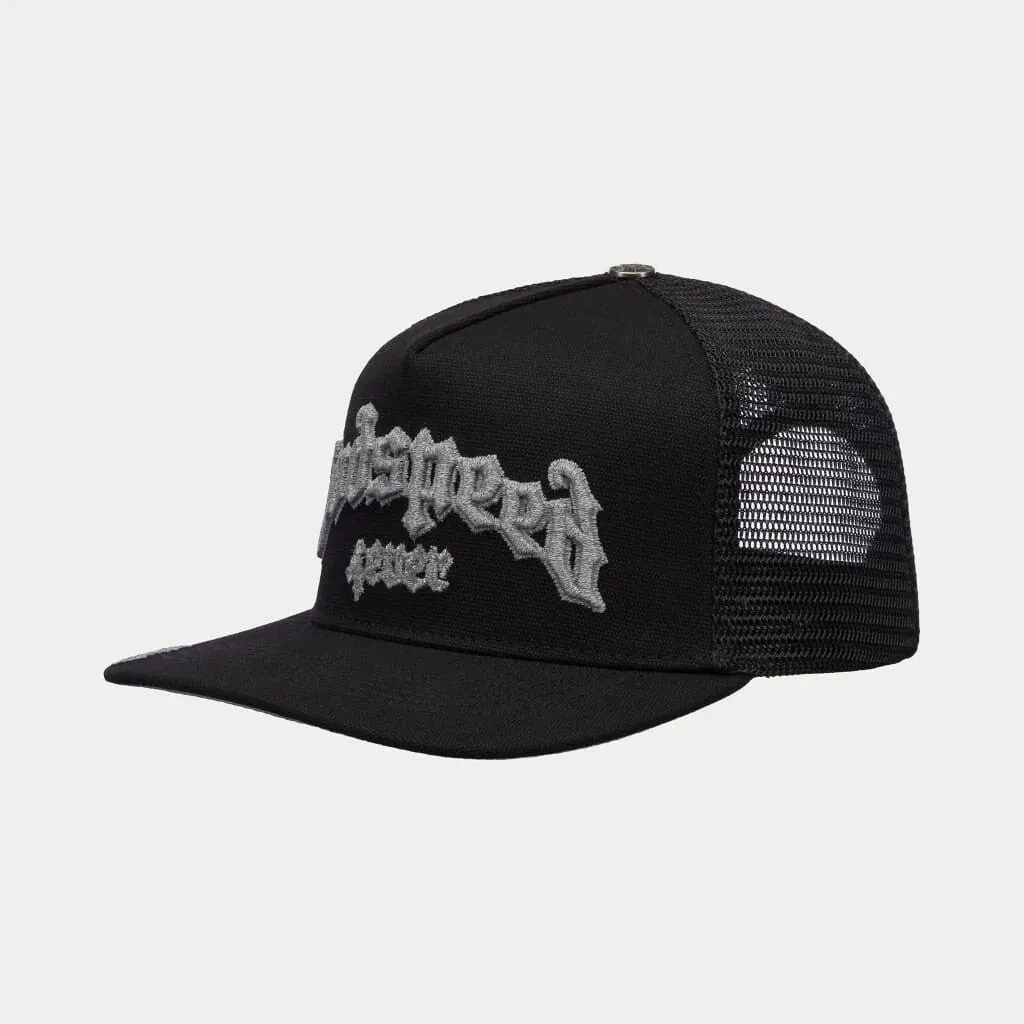 Godspeed GS Forever Trucker Hat Black 3M reflective