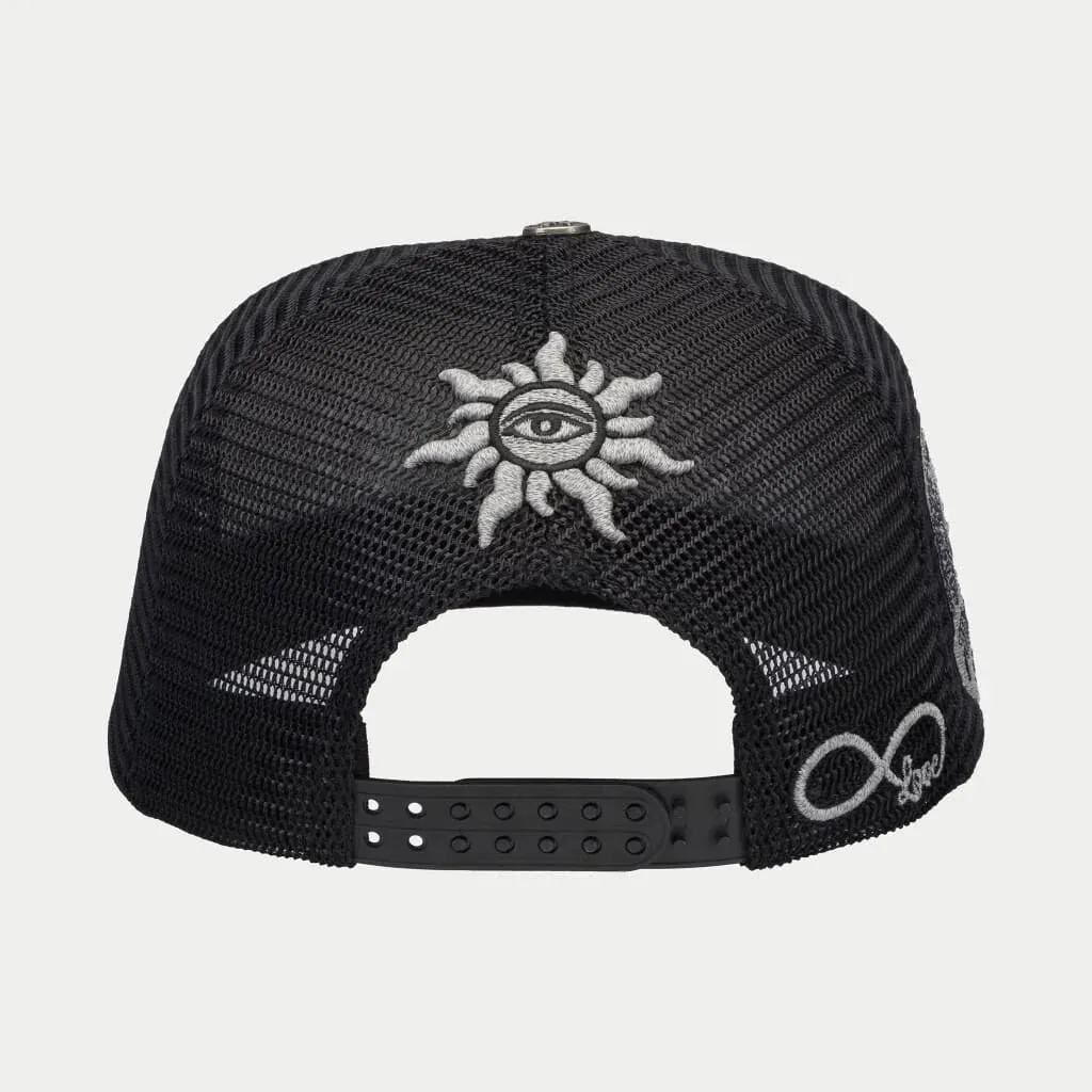 Godspeed GS Forever Trucker Hat Black 3M reflective