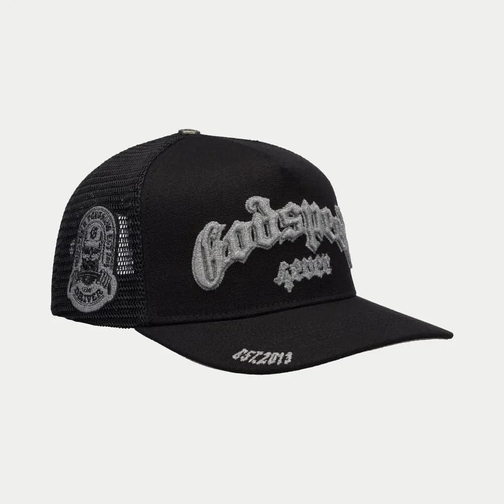 Godspeed GS Forever Trucker Hat Black 3M reflective