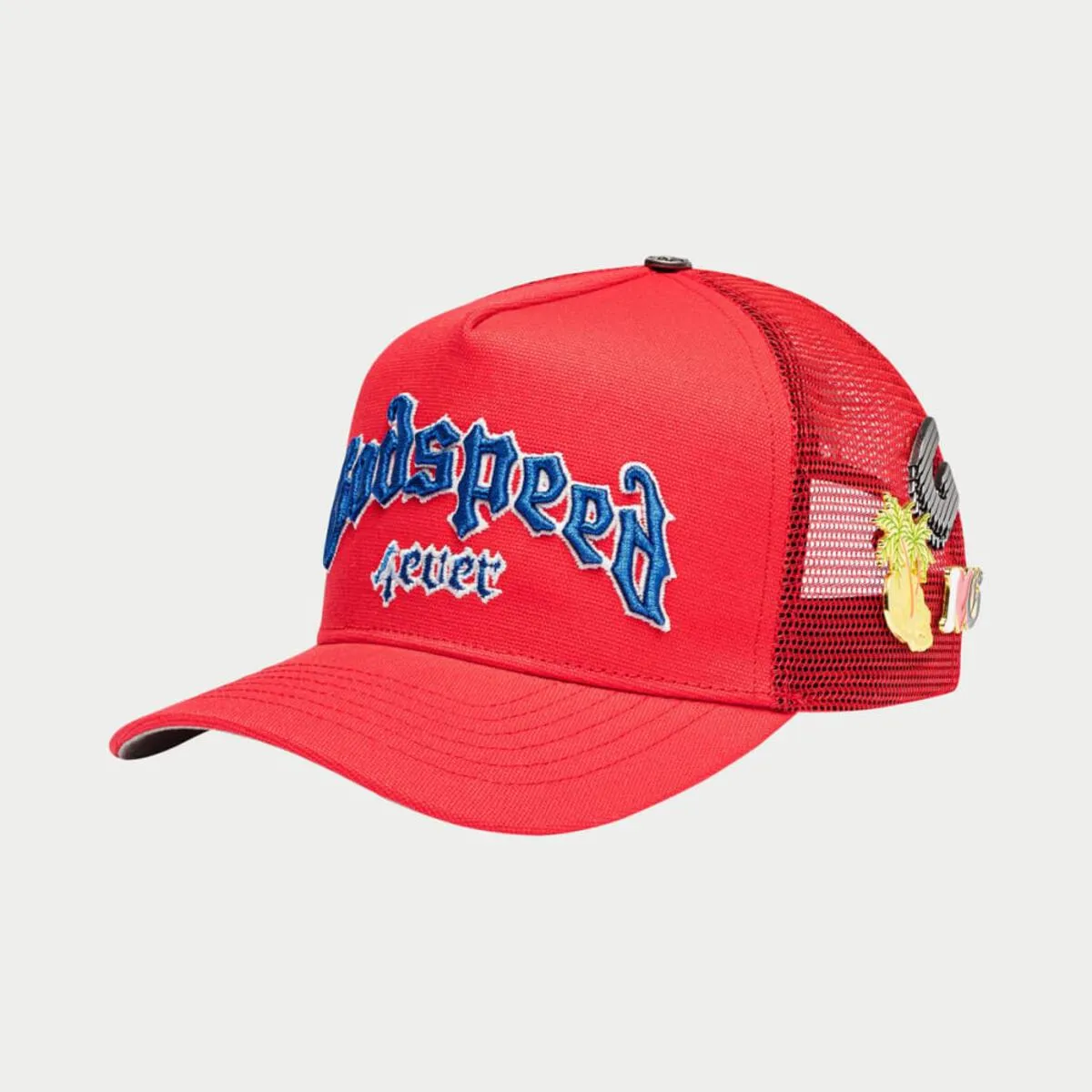 GODSPEED GS FOREVER TRUCKER HAT RED/WHITE/BLUE