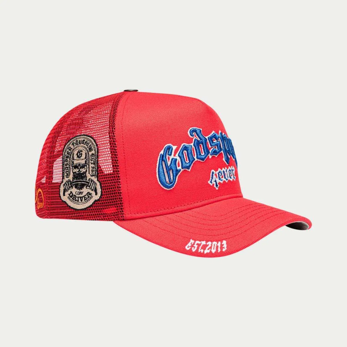 GODSPEED GS FOREVER TRUCKER HAT RED/WHITE/BLUE