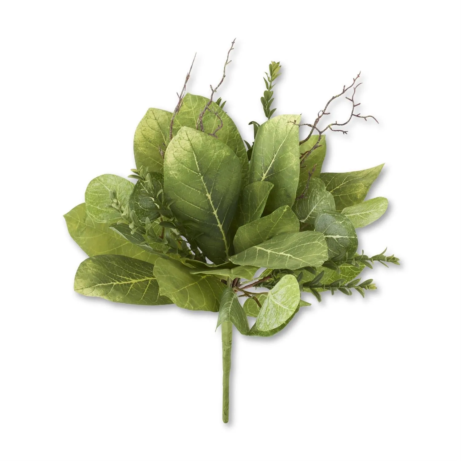 Green Magnolia Leaf Myrtle & Twig Bush - 21 inch