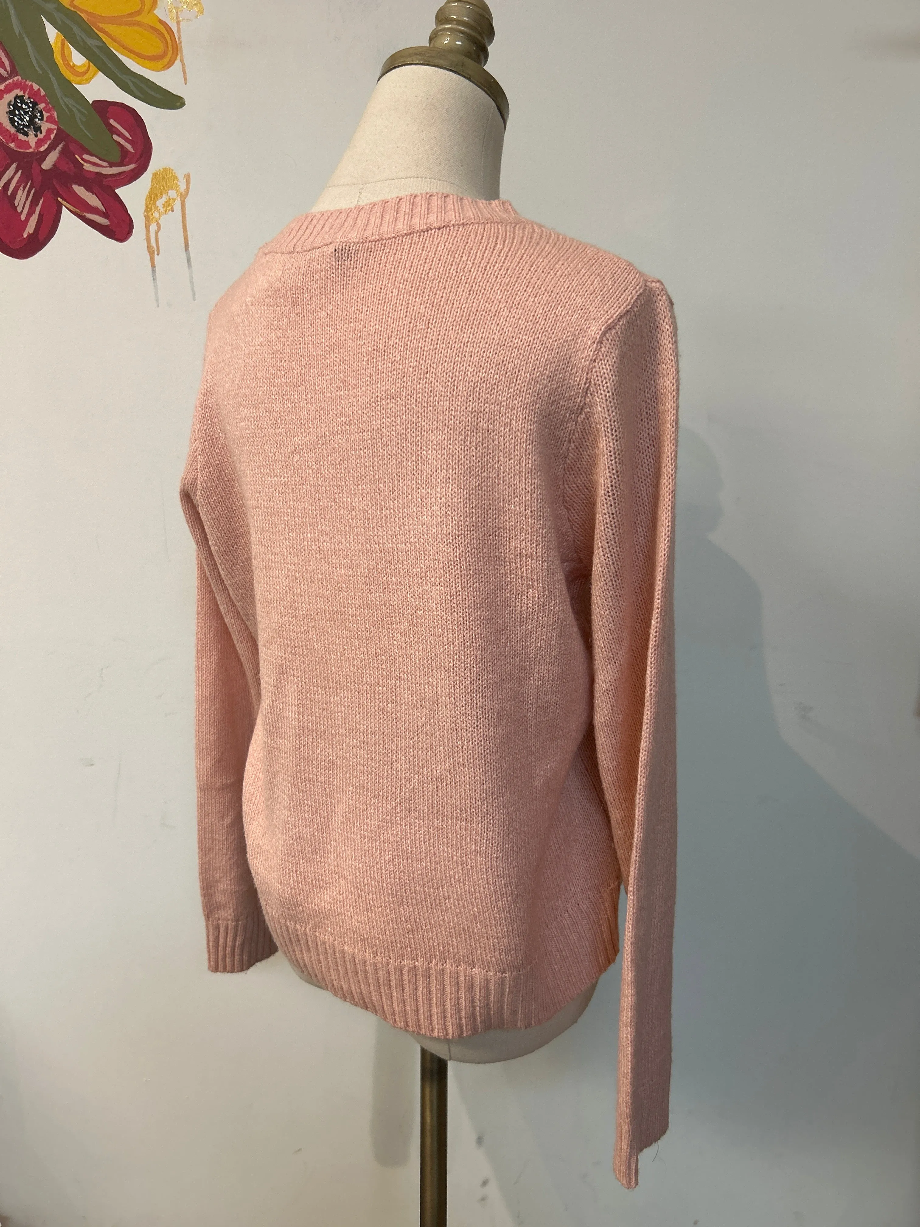 H&M Pink Sweater, S